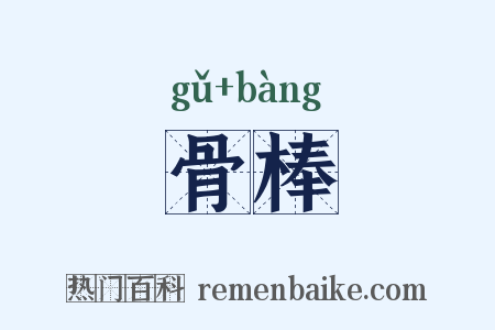 骨棒是什么意思的图片